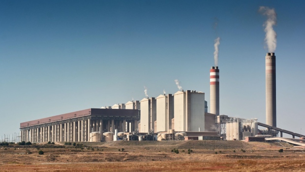 The Kusile coal-fired power station, operated by Eskom Holdings SOC Ltd., in Delmas, Mpumalanga province, South Africa, on Wednesday, June 8, 2022. The coal-fired plant’s sixth and last unit is expected to reach commercial operation in two years, with the fifth scheduled to be done by December 2023.
