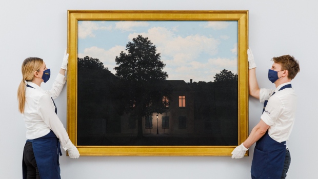 Magritte’s L’empire des Lumières (1961). Source: Sotheby’s