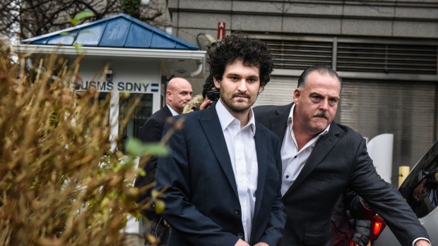 Sam Bankman-Fried, co-founder of FTX Cryptocurrency Derivatives Exchange, departs from court in New York, US, on Thursday, Dec. 22, 2022. Bankman-Fried was released on a $250 million bail package after making his first US court appearance to face fraud charges over the collapse of FTX, the cryptocurrency exchange he co-founded.