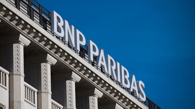 The headquarters of BNP Paribas SA bank in Paris. Photographer: Nathan Laine/Bloomberg