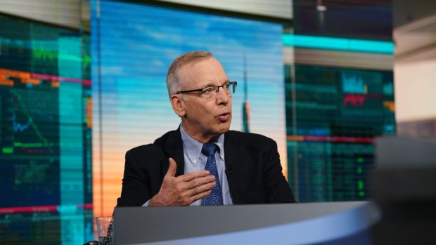 William Dudley, former president of the Federal Reserve Bank of New York, speaks during a Bloomberg Television interview in New York, U.S., on Monday, Sept. 23, 2019. Dudley said money markets have calmed down after last week's strain though the central bank could have acted with a bit more speed.