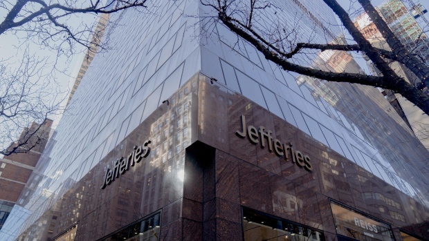 Jefferies headquarters in New York, U.S., on Tuesday, Jan. 4, 2022. Wall Street’s push to refill office towers across the country has been derailed again. This time it’s the highly transmissible omicron variant of the Covid-19 virus that’s forced executives to rethink their plans. Photographer: Amir Hamja/Bloomberg