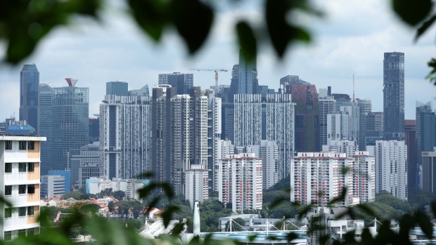 Residential buildings in Singapore, on Tuesday, Jan. 3, 2023. Singapore's recovery held up in 2022, with a relatively strong year-end performance shoring up the economy ahead of an expected global slowdown this year. Photographer: Lionel Ng/Bloomberg