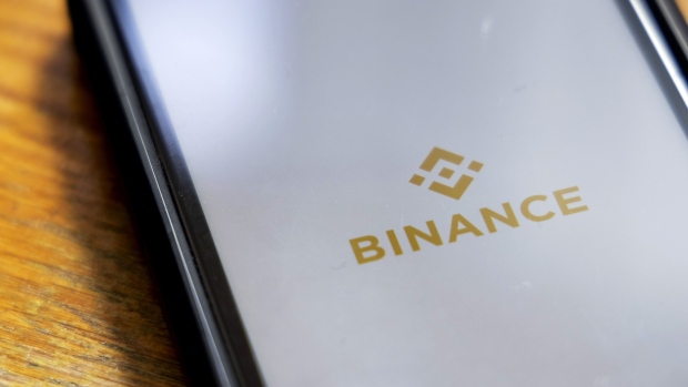 The Binance Markets Ltd. cryptocurrency exchange trading app arranged on a smartphone in 2021.
