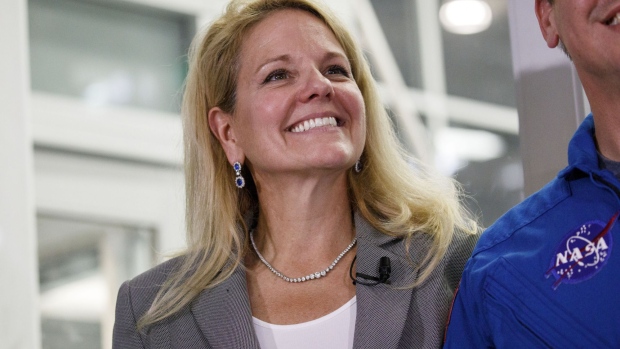 SpaceX President and COO Gwynne Shotwell. Photographer: Patrick T. Fallon/Bloomberg