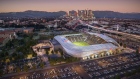 Artist rendering of BMO Stadium