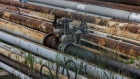Pipes lead to an Imperial Oil Ltd. refinery near the Enbridge Line 5 pipeline