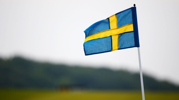 MALMO, SWEDEN - JUNE 06: The pin flags are replaced with Swedish flags to mark Sweden's National Day on day three of the Nordea Masters at the PGA Sweden National on June 6, 2015 in Malmo, Sweden. (Photo by Harry Engels/Getty Images)