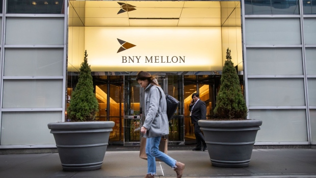 A BNY Mellon office building in New York, US, on Friday, Jan. 13, 2023. The Bank of New York Mellon reported revenue for the fourth quarter that missed the average analyst estimate. Photographer: Michael Nagle/Bloomberg 