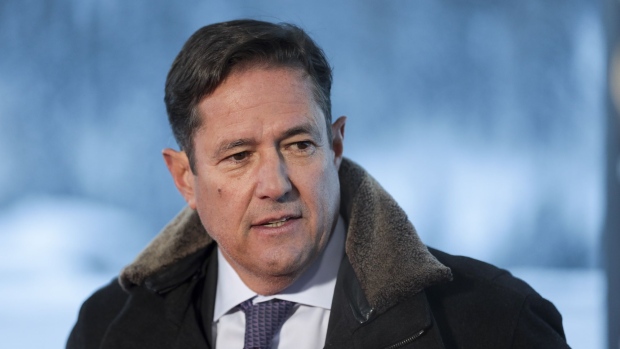 Jes Staley, chief executive officer of Barclays Plc, speaks during a Bloomberg Television interview on day three of the World Economic Forum (WEF) in Davos, Switzerland, on Thursday, Jan. 24, 2019. World leaders, influential executives, bankers and policy makers attend the 49th annual meeting of the World Economic Forum in Davos from Jan. 22 - 25.