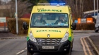 An ambulance in Chorley.