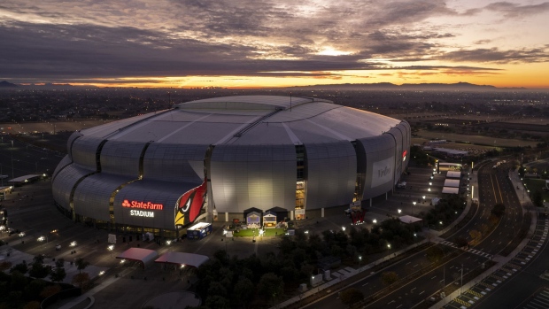 State Farm Stadium will be hosting Super Bowl LXII in Phoenix, Arizona.