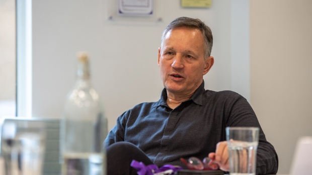 Antony Jenkins, chief executive officer of 10x Future Technologies Ltd., during an interview at his offices in London, UK, on Tuesday, April 12, 2022. Jenkins' business, 10x Banking Technology, is a player in London's burgeoning fintech scene.