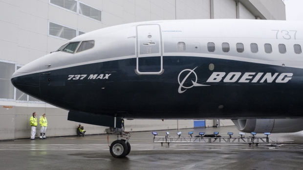 RENTON, WA - FEBRUARY 5: The first Boeing 737 MAX 7 aircraft sits on the tarmac outside of the Boeing factory on February 5, 2018 in Renton, Washington. The 737 MAX 7 will have the longest range of the MAX airplane line with a maximum range of 3,850 nautical miles. (Photo by Stephen Brashear/Getty Images)