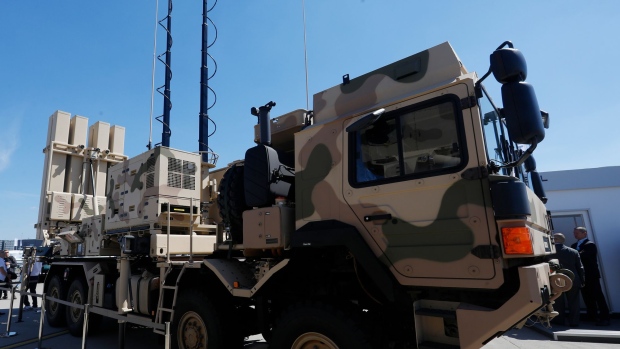 An IRIS-T Mobile Shorad System Vehicle.