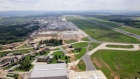 HAHN, GERMANY - MAY 17: An aerial photo shows Germany?s first low-fare airport, Frankfurt-Hahn, which is also the German base of budget airline Ryanair, on May 17, 2006 in Hahn-Lautzenhausen, Germany. From January to March 2006, 702,164 passengers passed through Frankfurt-Hahn?s gates, an increase of 11 percent compared to 2005. 3.5 million Passengers are forecast to use the airport in 2006. (Photo by Ralph Orlowski/Getty Images) Photographer: Ralph Orlowski/Getty Images Europe