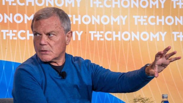 Martin Sorrell, chairman of S4 Capital Plc, speaks during the Techonomy 2019 conference in Half Moon Bay, California, U.S., on Monday, Nov. 18, 2019. The annual conference focuses on the centrality of technology to business and social progress and the urgency of embracing the rapid pace of change brought by technology.