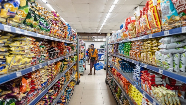 A customer at a Garcia's Supermarket Inc. store in Quezon City, the Philippines, on Monday, Sept. 5, 2022. Philippines inflation rate rose 6.3% from a year earlier in August, the Philippine Statistics Authority said in a statement on its website.