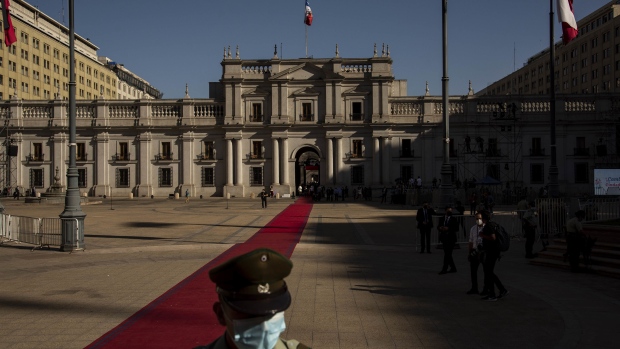 La Moneda presidential palace in Santiago, Chile