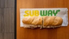 A Subway sandwich outside a restaurant in Austin, Texas. Photographer: Brandon Bell/Getty Images