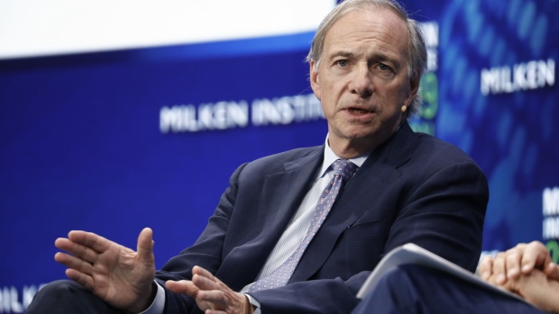 Ray Dalio, billionaire and founder of Bridgewater Associates LP, speaks during the Milken Institute Global Conference in Beverly Hills, California, U.S., on Wednesday, May 1, 2019. The conference brings together leaders in business, government, technology, philanthropy, academia, and the media to discuss actionable and collaborative solutions to some of the most important questions of our time.