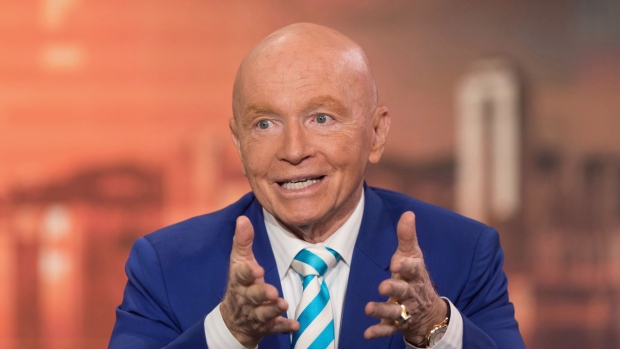 Mark Mobius, executive chairman of Templeton Emerging Markets Group, speaks during a Bloomberg Television interview in Hong Kong, China, on Friday, Jan. 26, 2018. Emerging-market equities will climb to a new high this year amid stronger currencies and higher commodity prices, Mobiussaid in his final interview before retiring next week.