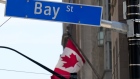 Bay Street sign in Toronto