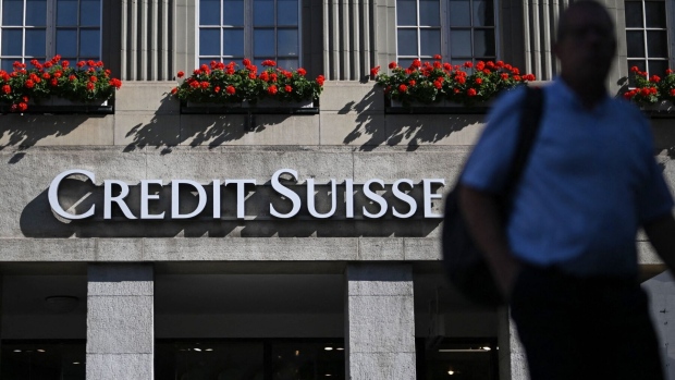 Credit Suisse Group AG’s top shareholder ruled out investing any more in the troubled Swiss bank after seeing the value of its holding plummet.  Photographer: Fabrice Coffrini/AFP/Getty Images