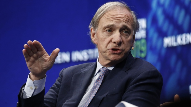 Ray Dalio, billionaire and founder of Bridgewater Associates LP, speaks during the Milken Institute Global Conference in Beverly Hills, California, U.S., on Wednesday, May 1, 2019. The conference brings together leaders in business, government, technology, philanthropy, academia, and the media to discuss actionable and collaborative solutions to some of the most important questions of our time. Photographer: Patrick T. Fallon/Bloomberg