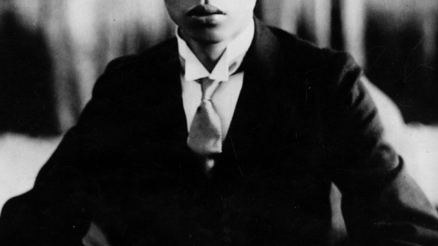 Aisin-Gioro Puyi (1901 - 1967) former Emperor of China (1908 - 1912) and Chief Executive of Manchuria.  Photographer: Henry Guttmann Collection/Hulton Archive/Getty Images