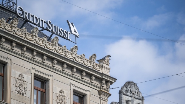 The Credit Suisse Group AG headquarters in Zurich, Switzerland, on Sunday, March 19, 2023. Swiss authorities plan to change the country’s laws to bypass a shareholder vote on the transaction as they rush to finalize a deal before Monday. Photographer: Pascal Mora/Bloomberg