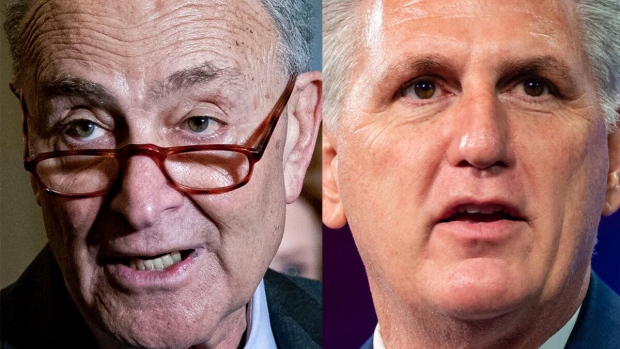 Chuck Schumer and Kevin McCarthy Source: Bloomberg