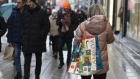 Shoppers in Montreal, Quebec, Canada, on Friday, Dec. 23, 2022. The consumer price index rose 6.8% from a year ago, higher than economist expectations of 6.7% and down from 6.9% in October, Statistics Canada reported Wednesday in Ottawa.