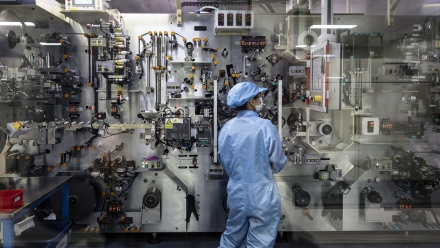 Lithium batteries under construction in China. Photographer: Qilai Shen/Bloomberg