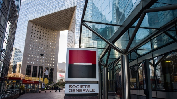 The Societe Generale headquarters in Paris. Photographer: Nathan Laine/Bloomberg