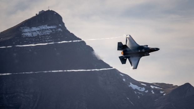 A Lockheed Martin F-35A Lightning II Photographer: Fabrice Coffrini/AFP