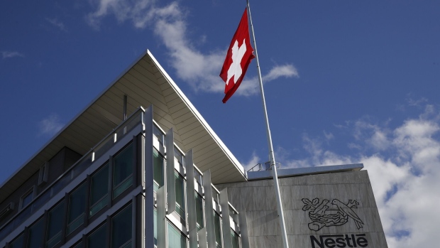 The Nestle SA headquarters stand in Vevey, Switzerland, on Wednesday, Feb. 12, 2019. While Nestle’s 2019 sales growth accelerated, analysts doubt the world’s largest food company will achieve growth above 4% this year.