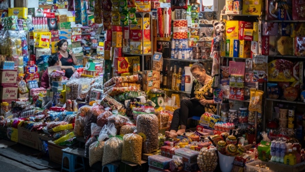 Grocery store in the old quarter in Hanoi, Vietnam, on Tuesday, March 21, 2023. Vietnam is scheduled to release it's annual gross domestic product (GDP) figures on March 29. Photographer: Linh Pham/Bloomberg
