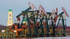 Oil pumping jacks in Russia. Photographer: Andrey Rudakov/Bloomberg