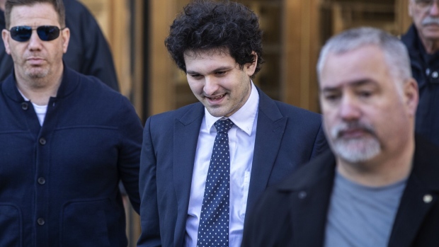 Sam Bankman-Fried, co-founder of FTX, departs from court in New York in March. He faces charges ranging from conspiracy to commit wire fraud to conspiracy to violate the anti-bribery provisions of the Foreign Corrupt Practices Act.