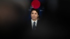Prime Minister Justin Trudeau speaks during a news conference in Ottawa on April 17.
