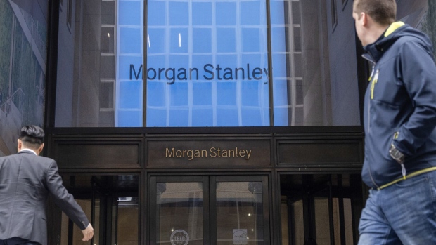 Morgan Stanley headquarters in New York, US, on Tuesday, May 2, 2023. Morgan Stanley is preparing a fresh round of job cuts amid a renewed focus on expenses as recession fears delay a rebound in dealmaking. Photographer: Victor J. Blue/Bloomberg