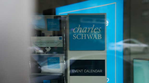 A Charles Schwab location in New York, US, on Tuesday, Jan. 17, 2023. Charles Schwab Corp. is scheduled to release earnings figures on January 18. Photographer: Bing Guan/Bloomberg