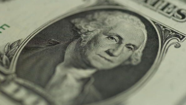 UNITED STATES - FEBRUARY 16: George Washington appears on the front of a US one dollar bill displayed for a photograph in New York on February 16, 2005. (Photo by Daniel Acker/Bloomberg via Getty Images) Photographer: Bloomberg/Bloomberg
