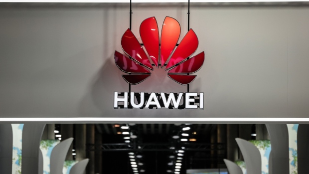 The Huawei Technologies Co. stand on the opening day of the Mobile World Congress at the Fira de Barcelona venue in Barcelona, Spain, on Monday, Feb. 27, 2023. The annual flagship mobile industry and technology event runs from Feb. 27 to March 2. Photographer: Angel Garcia/Bloomberg