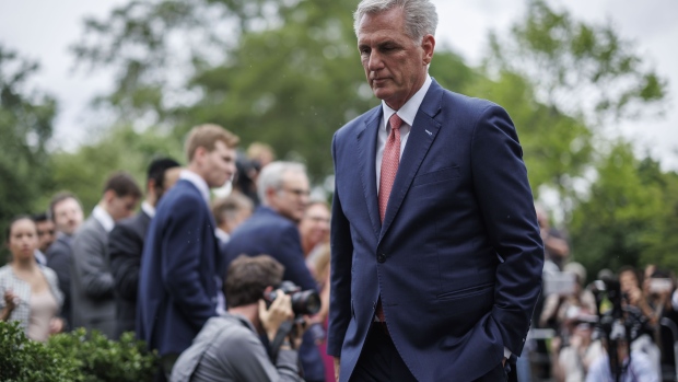 House Speaker Kevin McCarthy after a May 16 meeting with President Joe Biden at the White House.
