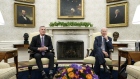 Kevin McCarthy and Joe Biden on May 22. Photographer: Yuri Gripas/Abaca/Bloomberg