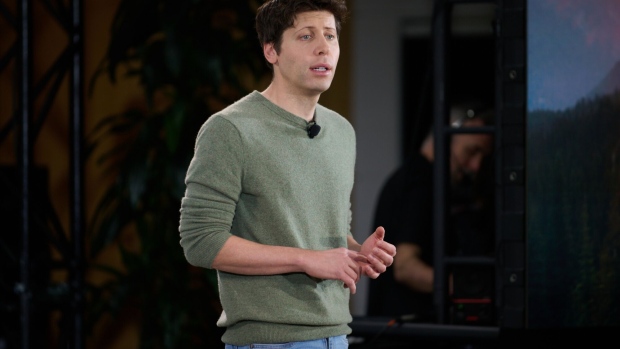 Sam Altman, chief executive officer and co-founder of OpenAI, speaks during an event at the Microsoft headquarters in Redmond, Washington, US, on Tuesday, Feb. 7, 2023. Microsoft unveiled new versions of its Bing internet-search engine and Edge browser powered by the newest technology from ChatGPT maker OpenAI.