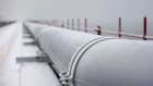 A gas pipe on the jetty at the Wilhelmshaven LNG Terminal, operated by Uniper SE, in Wilhelmshaven, Germany, on Thursday, Dec. 17, 2022. Germany opened its first state-chartered liquefied natural gas vessel as Europe's largest economy races to replace Russian gas amid an energy crunch and freezing temperatures.
