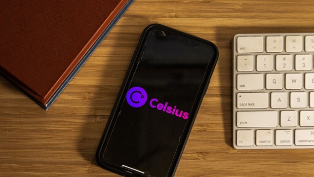 The Celsius Network logo on a smartphone arranged in Denver, Colorado, US, on Thursday, Dec. 8, 2022. A US bankruptcy judge ordered Celsius Network LLC to return cryptocurrency that never touched the lender's interest-bearing accounts to its customers.